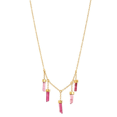 Coco tourmalines hanging necklace