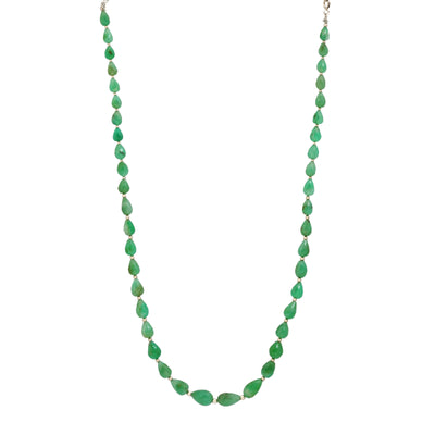 Selia necklace in chrysoprase