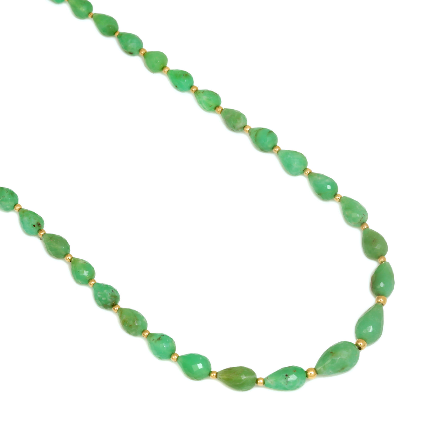 Selia necklace in chrysoprase