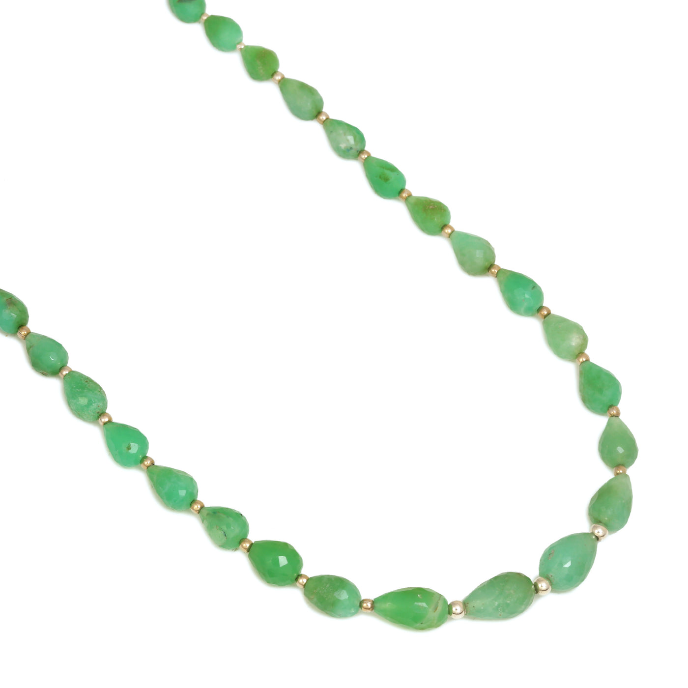 Selia necklace in chrysoprase