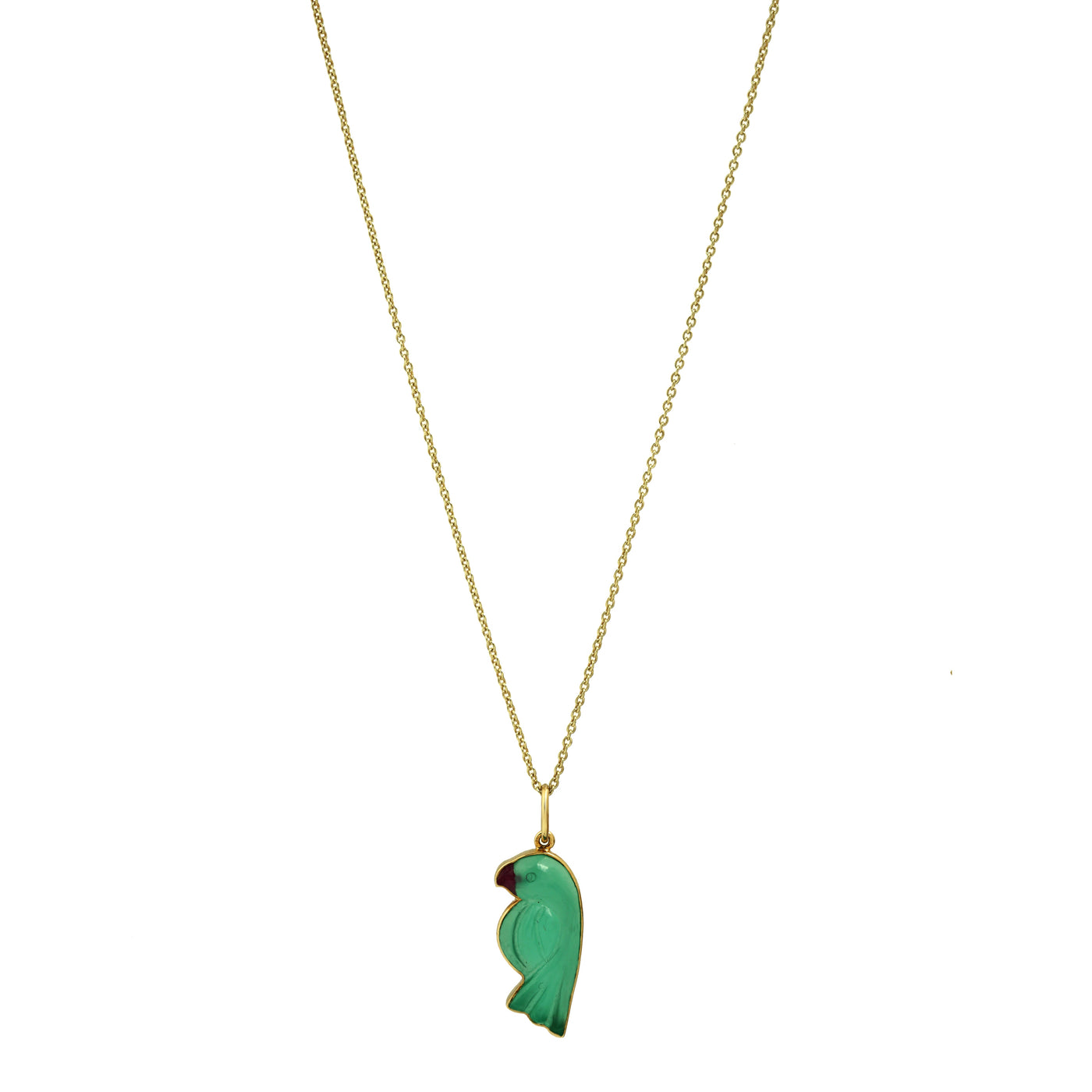 Parrot Gold Necklace