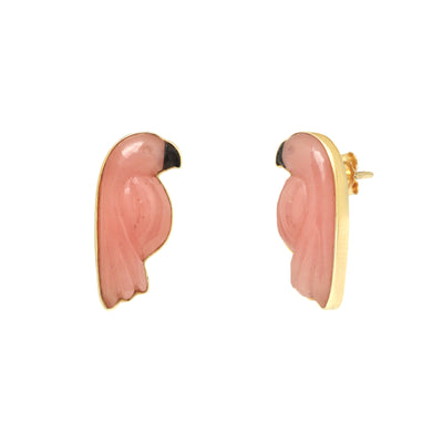 Parrot Gold Earrings