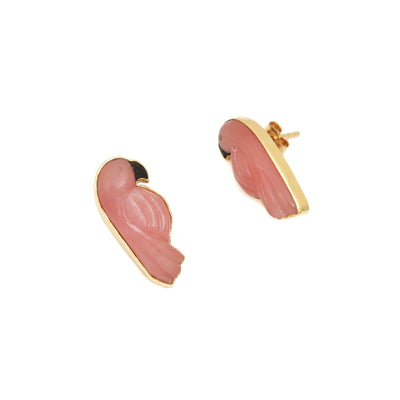 Parrot Gold Earrings