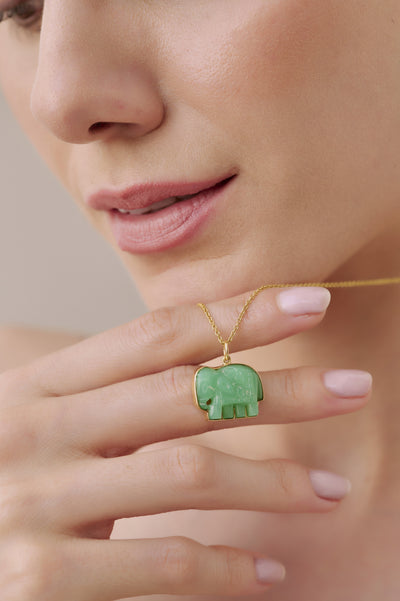 Elephant Gold Necklace