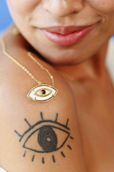 MARQUISE EYE NECKLACE