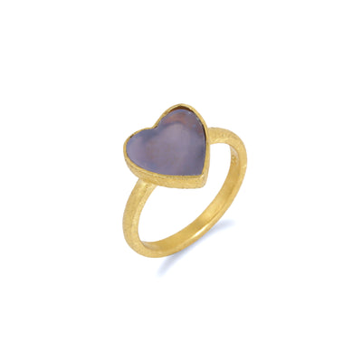 Liam handcarved heart ring