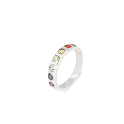 Chakra handcrafted ring